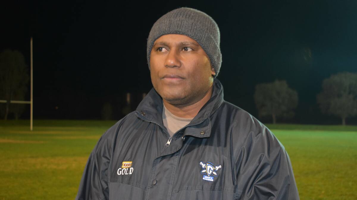 BACK ON BOARD: Jim Vatubuli will coach Junee again next season. The Diesels are out to keep their season alive against Gundagai on Sunday. Picture: Courtney Rees