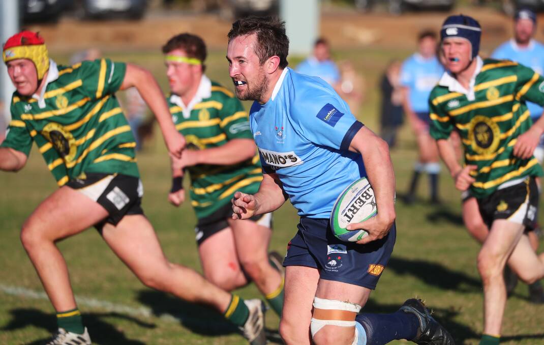 Gerard McTaggart scored a try as Waratahs just held off Griffith on Saturday.