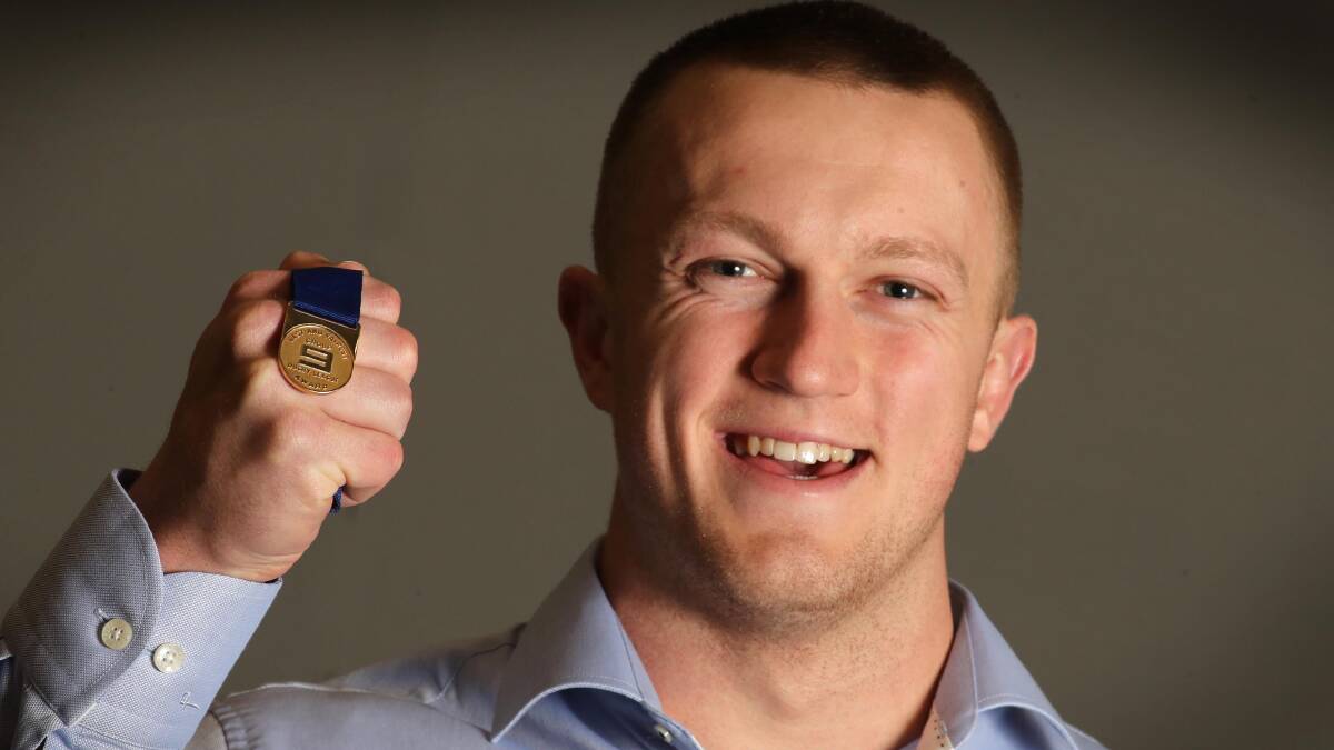 BEST IN THE LEAGUE: Tumut didn't make finals, but that didn't stop Blues prop Zac Masters taking a comfortable win in the Weissel Medal in August.