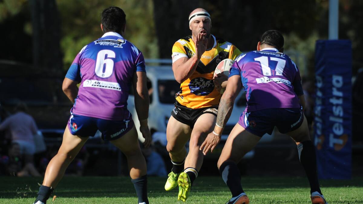 HOMECOMING: Luke Berkrey is expecting a much tougher test in his second game for Gundagai at former home ground Les Boyd Oval.