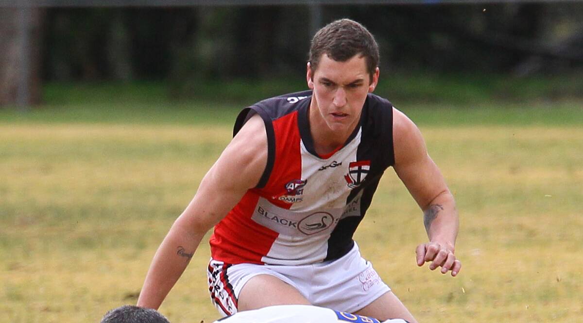 IN CLEAR: North Wagga defender Troy Curtis is free to tackle Marrar on Saturday after having his charged dropped from Saturday's win.