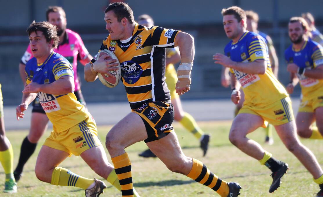 IN DOUBT: Gundagai front rower Matt Henery failed to finish Sunday's loss to Gundagai and will be in doubt for the elimination final with Junee on Sunday.