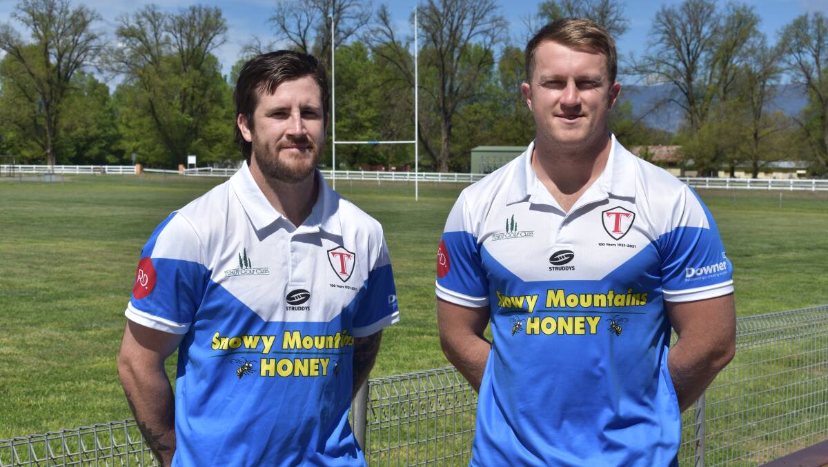 BACK FOR ANOTHER CRACK: Tumut co-coaches Lachlan Bristow and Zac Masters are looking to replicate another promising season when they combine for a second season at the helm in 2022. Picture: Courtney Rees