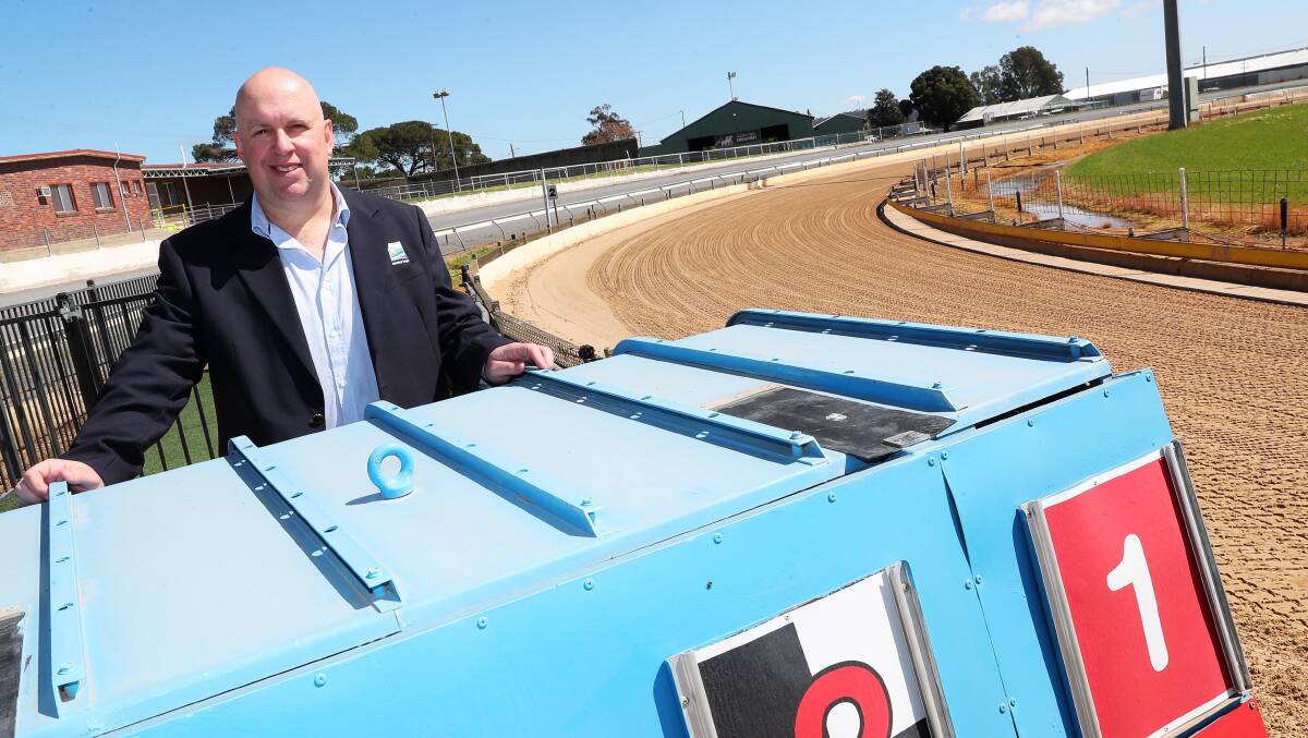 FRESH FACE: Mick Small has come on board as Wagga Greyhound Club's new president. His first meeting at the helm will be the club's Million Dollar Chase heats on Thursday. Picture: Emma Hillier
