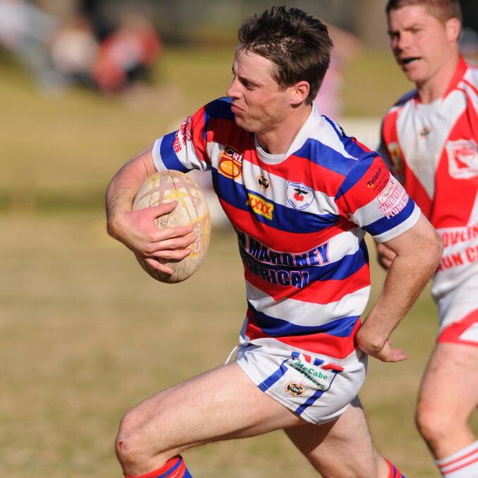 Ben McAlpine playing for Young back in 2012.