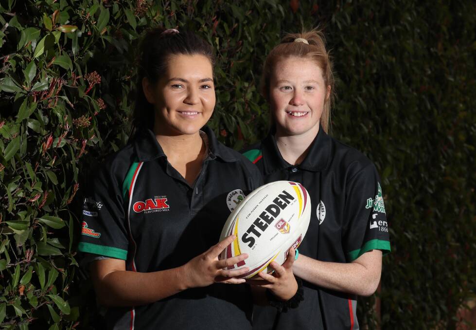 CHASING NEXT TITLE: Brothers leaguetag players Bridget Suckling and Bridget Horsley are looking to add another grand final win to their resume on Saturday. Picture: Les Smith