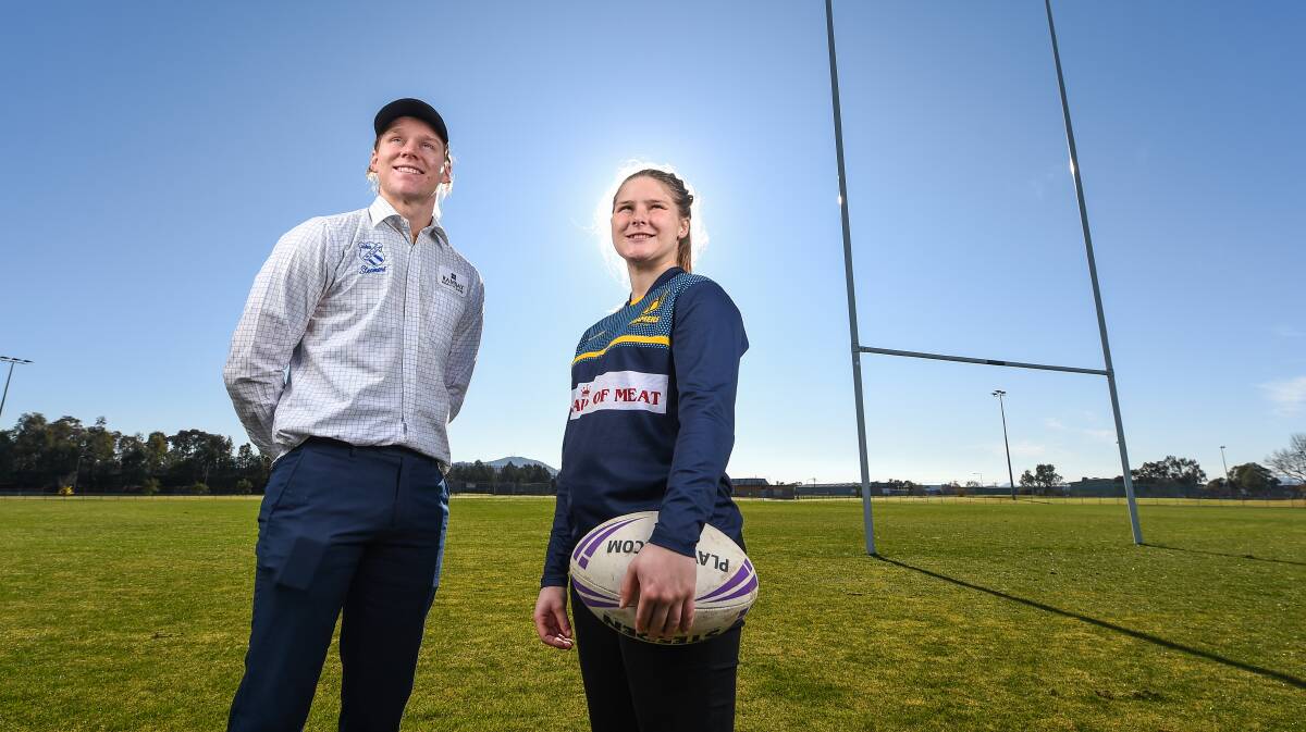NEXT GEN: Sam Seton and Kirra Burke have been appointed Albury's second grade and women's captains.