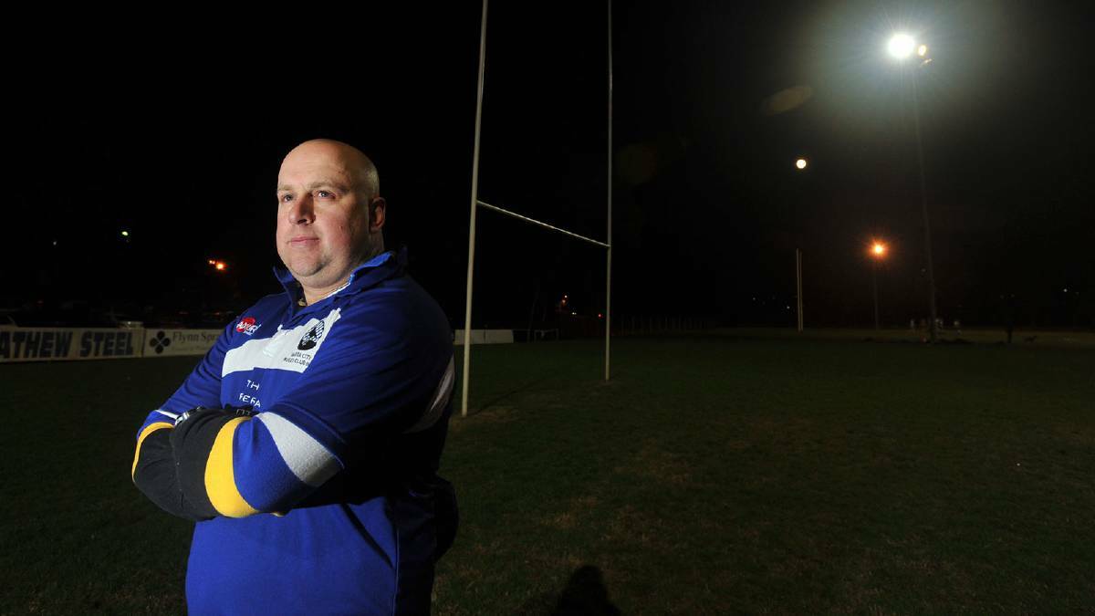 Wagga City coach Mick Small was in charge of his last game on Saturday, a 34-30 loss to Temora.