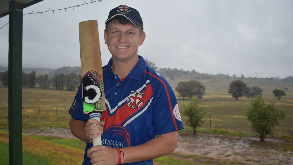 GRAND FINAL AIM: St Michaels captain Beck Frostick is looking to help the club into the Wagga Cricket grand final with a win over South Wagga this weekend as his two-year stint for the club nears an end. Picture: Courtney Rees