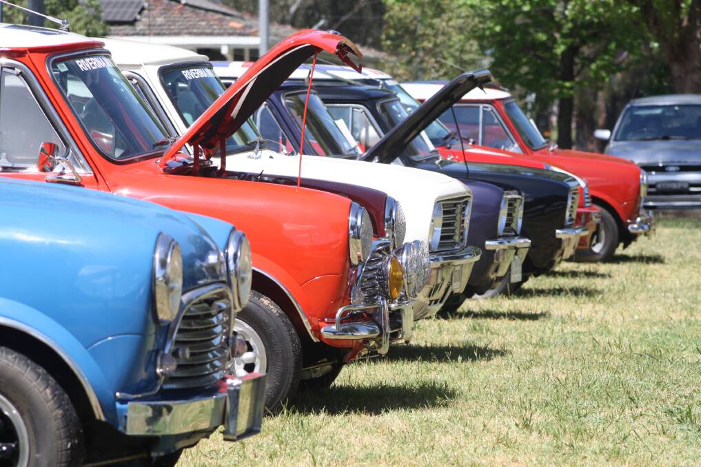 A promising crowd of spectators attended the Mini Muster Show and Shine on the weekend. Picture by John Gray