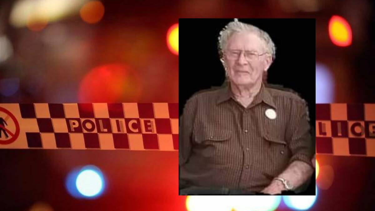 89-year-old Queensland man William Swiggs was last seen at a Riverina service station on November 2. Picture by NSW Police