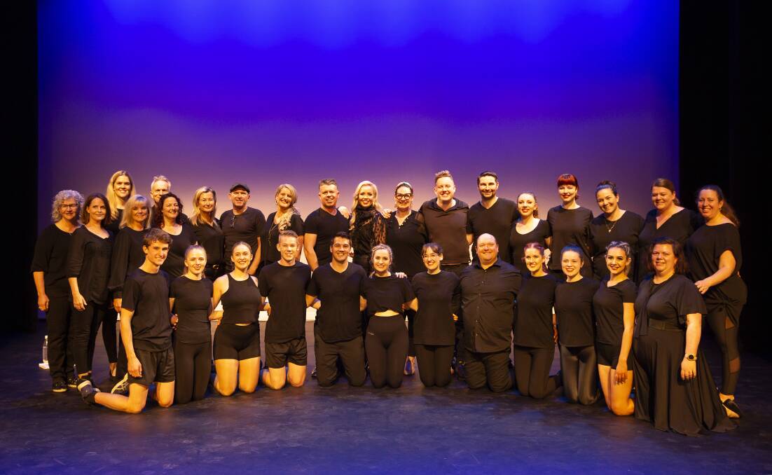 MUSCIAL AFFAIR: Wagga Bidgee Theatre Production's Mamma Mia the musical cast and crew. Picture: Ash Smith