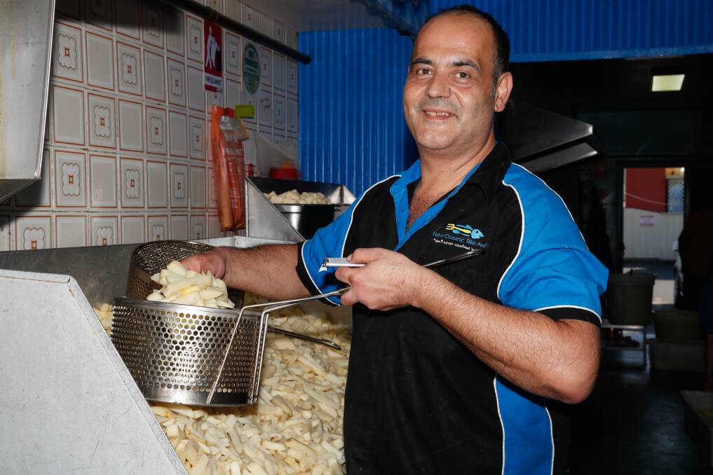 New Oceanic Take Away owner John Spanos began taking pre-orders for Good Friday two weeks prior. Picture by Tom Dennis 