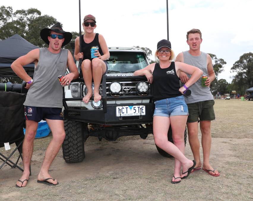 Jak Canning from Wangaratta, Justine Peterson from Corowa, Ashlea Powell from Urana and Adam Hays from Myrtleford. File Picture