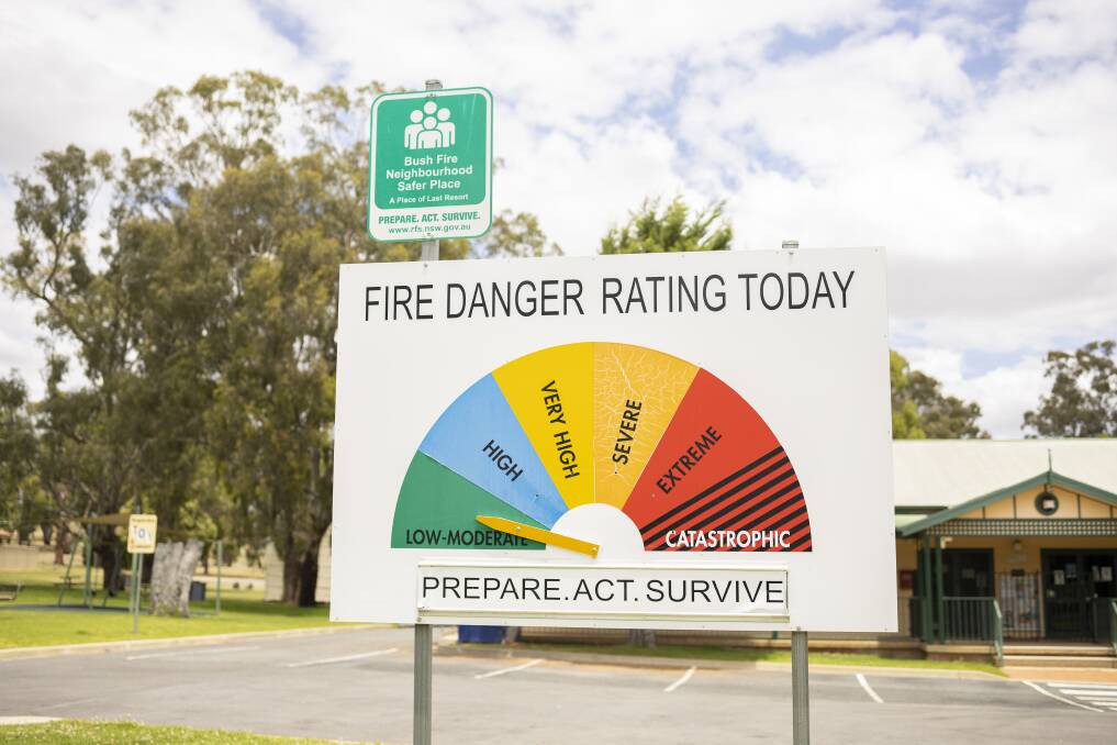 SEASON UNDER WAY: According to NSW RFS the curing, fuel, wind, temperature and humidity are the variables considered when composing a fire danger rating. Picture: Ash Smith