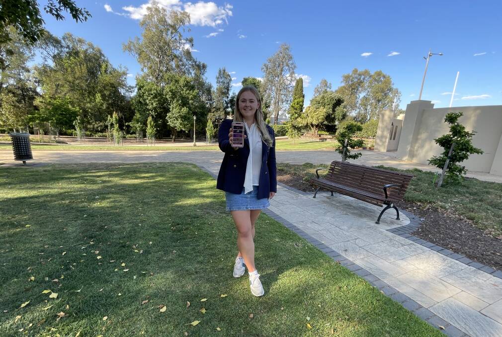 Womn-Kind founder and director Ruby Riethmuller was born and raised in Wagga and has returned this week along a mission to bridge youth mental health support gaps. Picture by Taylor Dodge