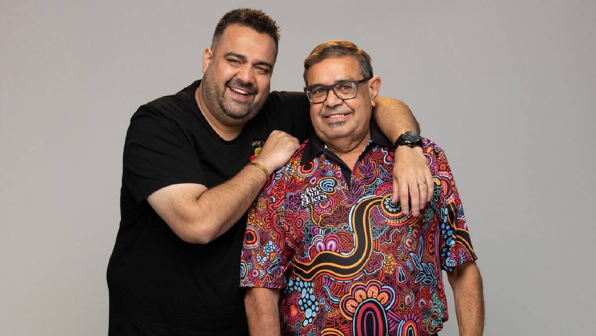 Wagga comedian Dane Simpson and dad Bow Simpson will try their luck at winning $100,000 to give to charity on The Amazing Race Australia. Picture by Network Ten