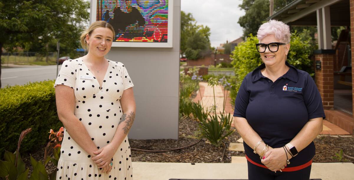 Ronald McDonald House Charities manager Jessica Lambert and volunteer Julie Hocking are excited to welcome new volunteers to the mix. Picture: Ash Smith
