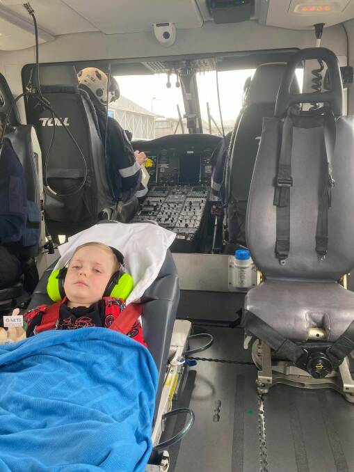 ON THE WAY TO WELLNESS: Four-year-old Hudson Lang. Picture: CONTRIBUTED. 
