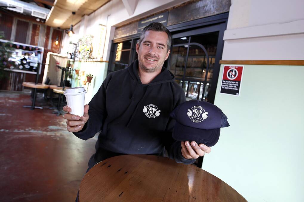 COME ALONG: Grab Life By The Balls founder Sam Parker is welcoming Wagga men to come to the first coffee and conversation event at Meccanico. Picture: Les Smith 