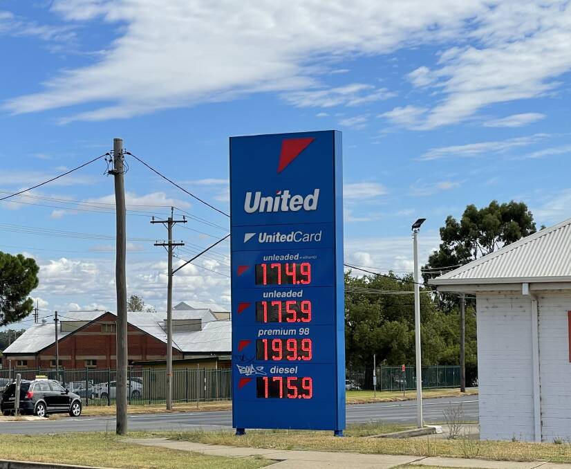 PRICES INCREASE: United, Turvey Park service station pylon sign is one example of the city's petrol prices. Picture: Taylor Dodge