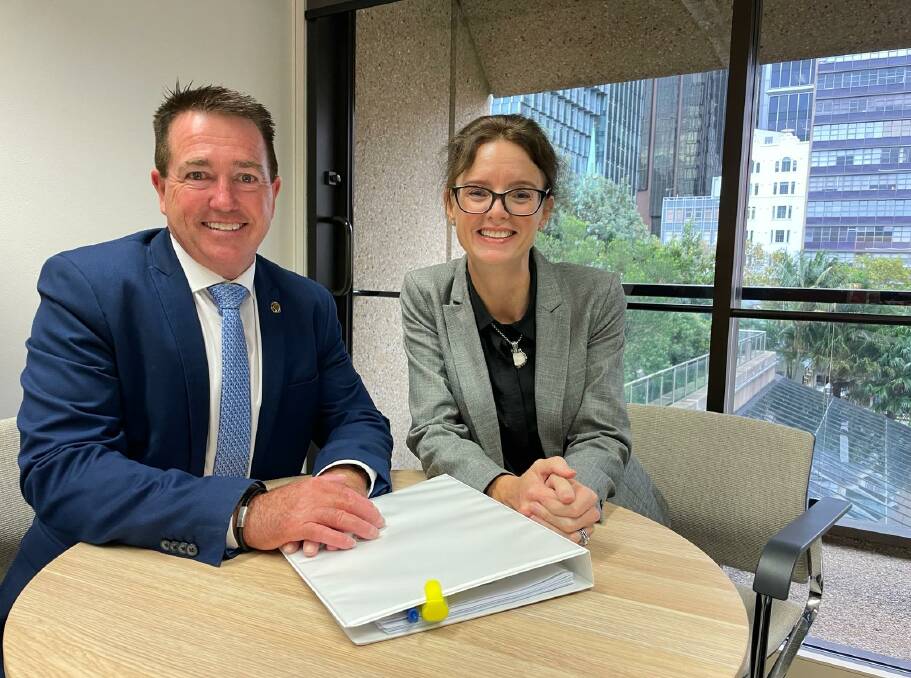 Shadow Police Minister Paul Toole and Member for Cootamundra Steph Cooke welcome the news of the regional crime inquiry. Picture supplied 