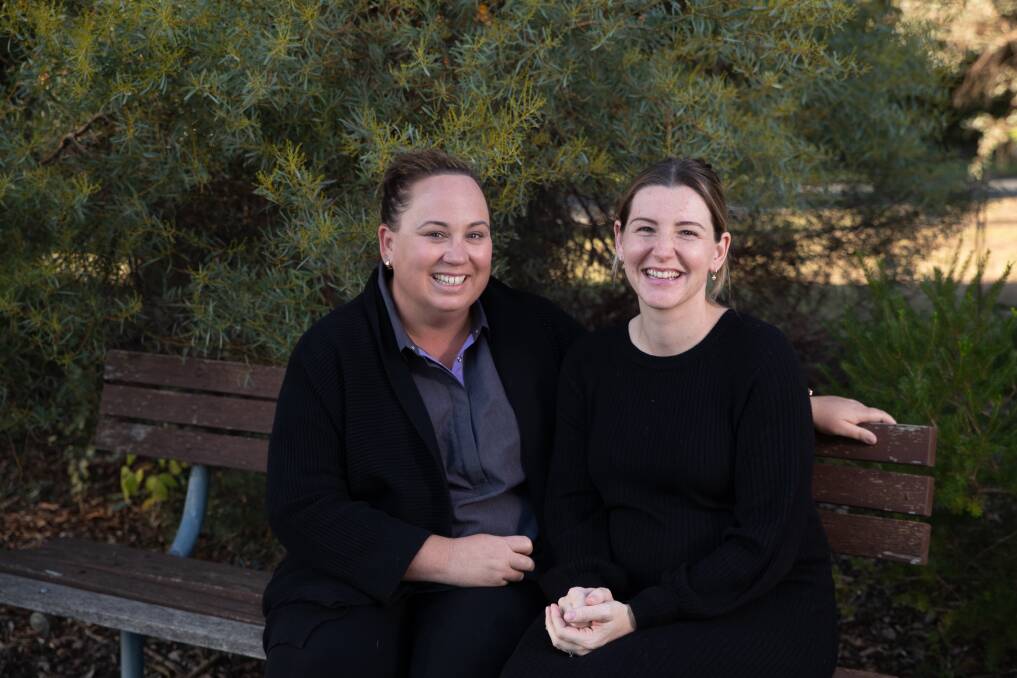 The Vilomah Community founders Megan Gaffney and Bek Baker are preparing to host the first ever Gala Night fundraiser. Picture by Madeline Begley 