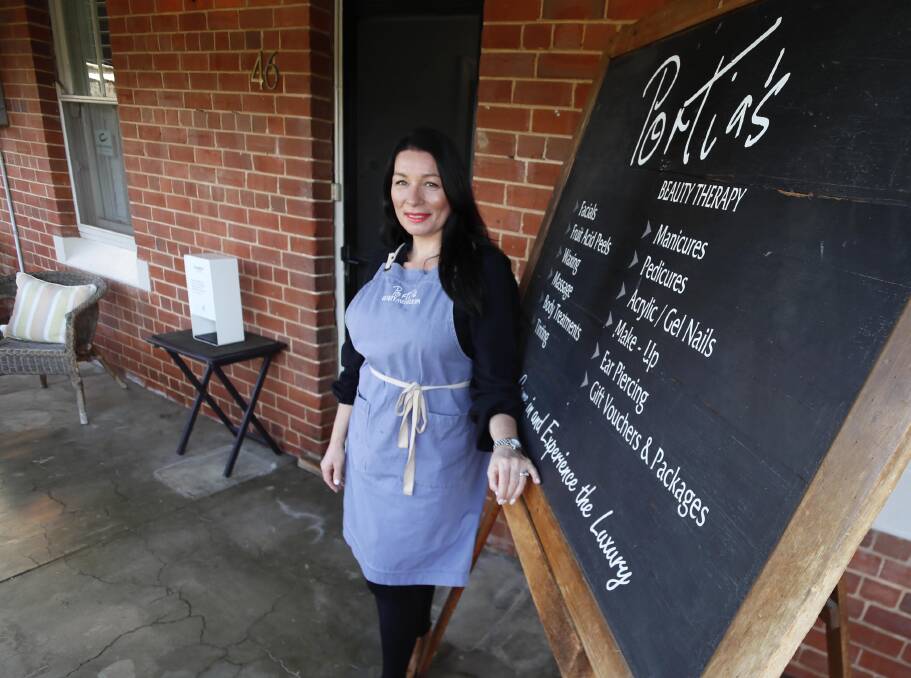 STARTING FRESH: Portia's Beauty and Medi Spa owner Heather Slieker is preparing to close her doors one last time as she embraces a new chapter. Picture: Les Smith