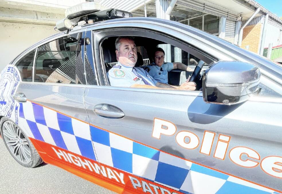 READY FOR EASTER: Riverina Highway Patrol Inspector Darren Moulds and Riverina Police Acting Inspector Jill Gibson prepare for a big weekend. Picture: Taylor Dodge