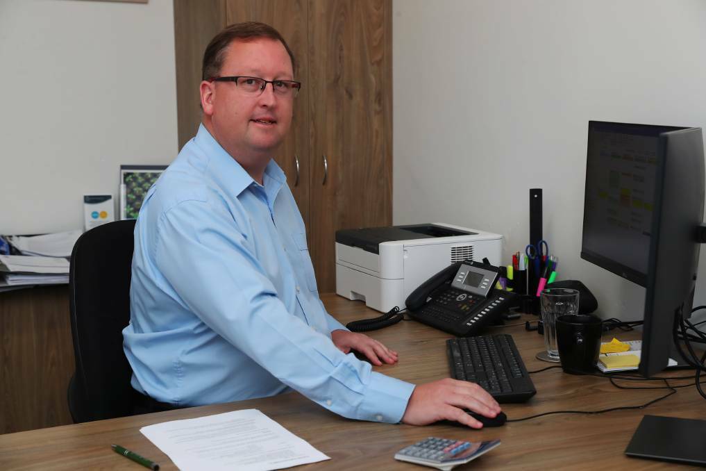 GOOD NEWS: Certified Practising Accountant (CPA) Wagga branch co-chair Andrew Morrison says 2022 Federal Budget will help small local businesses. Picture: Emma Hillier 