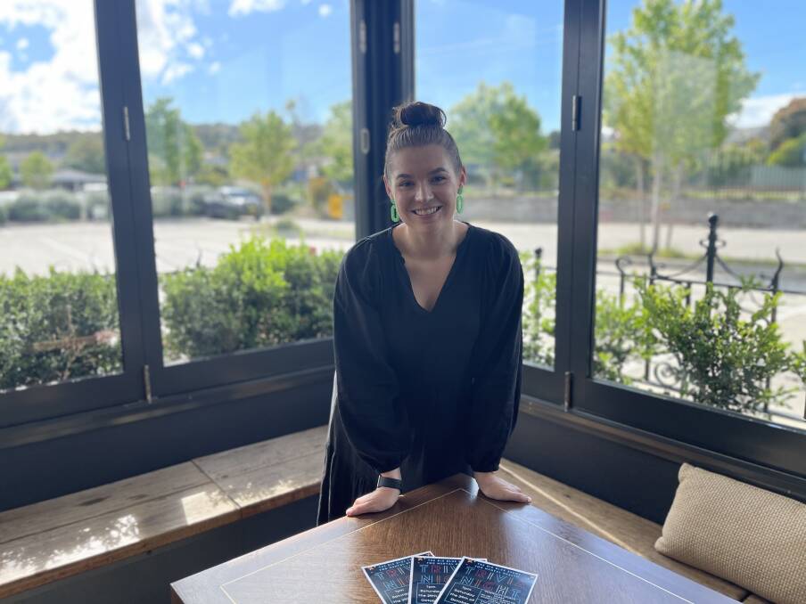 Wagga's Ella Purser is gearing up for her Big Blue Table Trivia Night for Beyond Blue which will be held at the Kooringal Hotel. Picture by Taylor Dodge