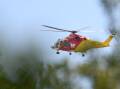 The woman was flown to John Hunter Hospital in Newcastle. File picture