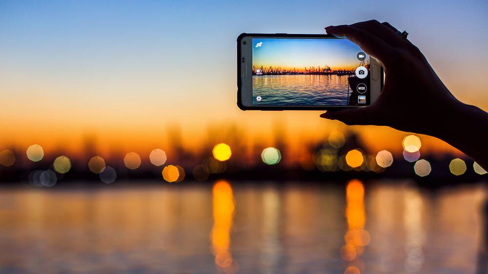 POWERFUL: The power of a smartphone makes taking good photos easier.