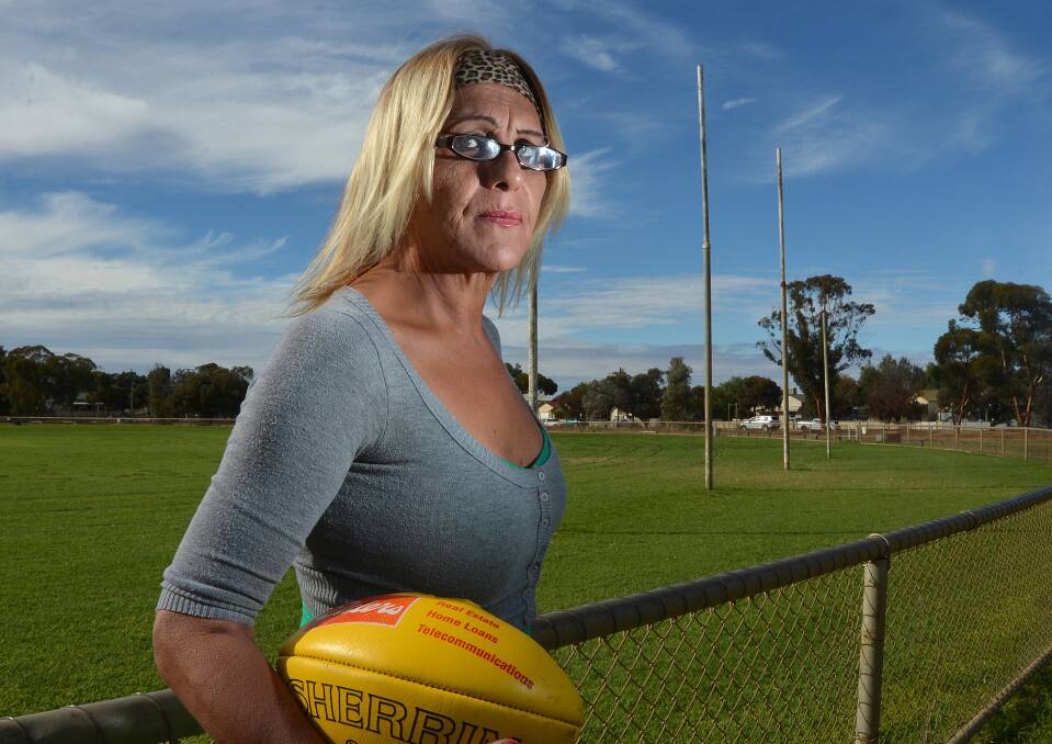 PROUD OF HER ROOTS: Wagga Sporting Hall of Famer Kirsti Miller in Broken Hill in 2013. Picture: Darrin Manuel