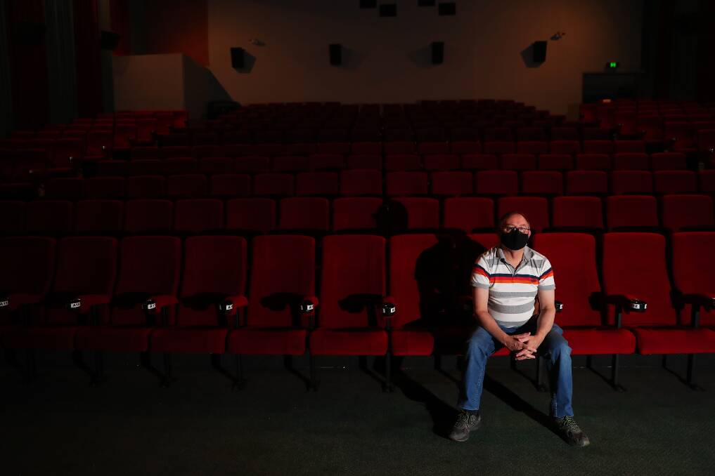 'ON OUR OWN': Forum 6 Cinemas' Craig Lucas says this lockdown feels much harder as there is no government support and it came with little official notice. Picture: Emma Hillier 