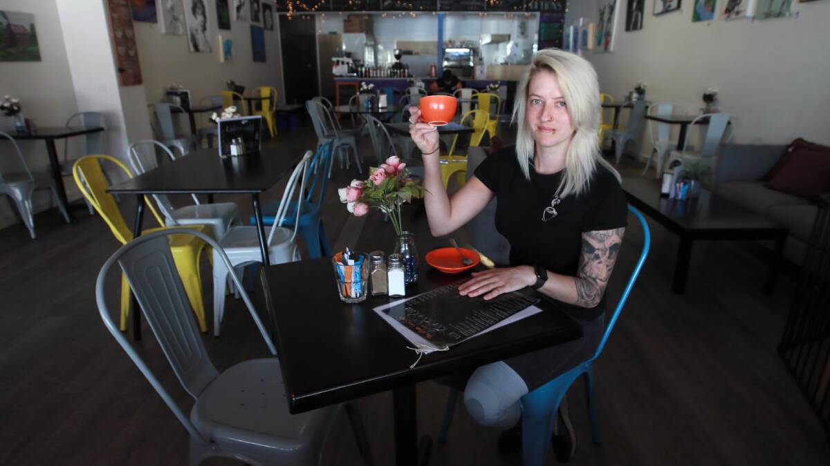 TIME FOR NEXT CHAPTERS: Stacey Catlin says the best part about owning a cafe is having a connection to the community at all times. Picture: Les Smith 