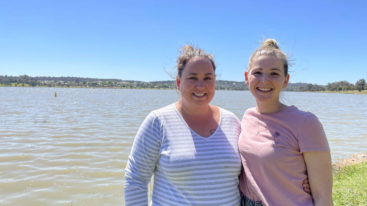 GREAT FRIENDS: Megan Gaffney and Rebekah Post reconnected after Ms Post's loss and they have worked together to help other parents experiencing the same heartbreak. Picture: Annie Lewis 