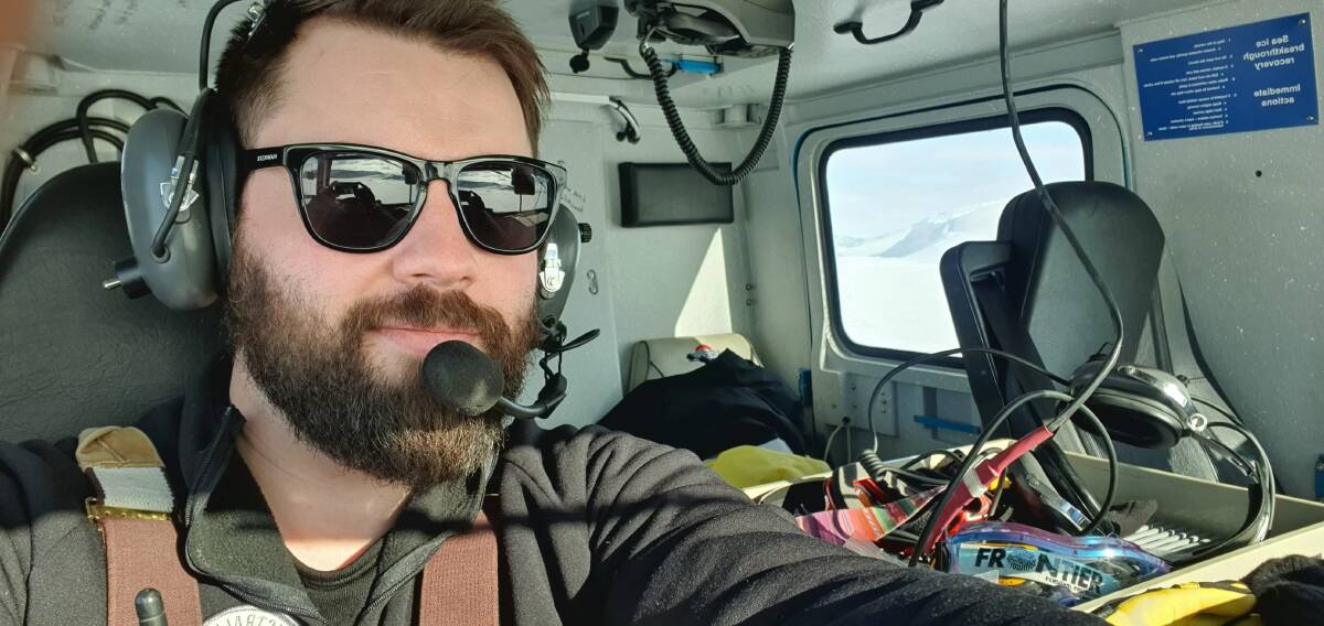 UNIQUE WORKPLACE: Will Kenton, 29, is in the middle of his second stint working on stations in Antarctica as a "jack of all trades". Pictures: Supplied 