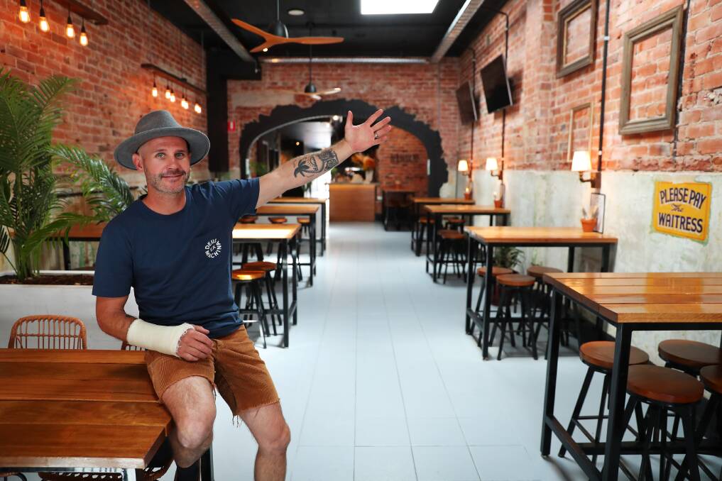 CELEBRATE CHRISTMAS: Owner of Birdhouse Bar and Kitchen Scott Pearce says businesses should not hold off booking the end-of-year parties. Picture: Emma Hillier 