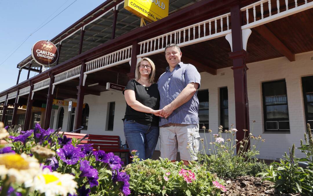 Meet the couple taking over one of the Riverina's pubs