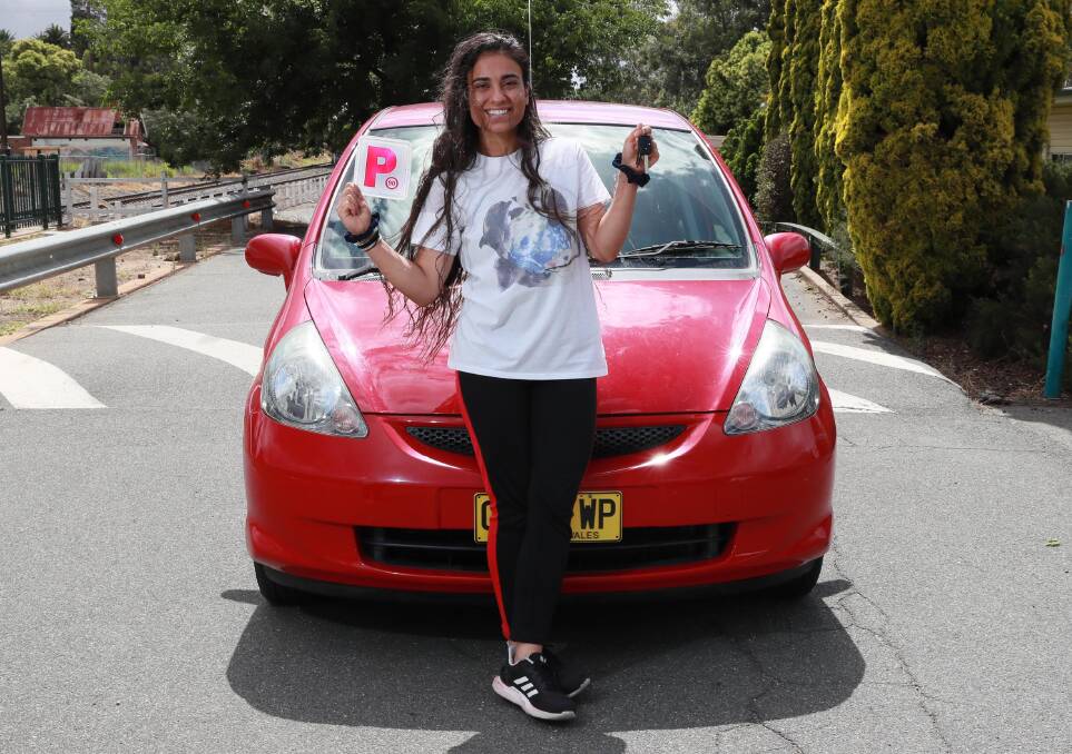 STEERING TO SAFETY: Eevet Hasan says being able to drive has brought a lot more freedom and allowed her to support her family. Picture: Les Smith 