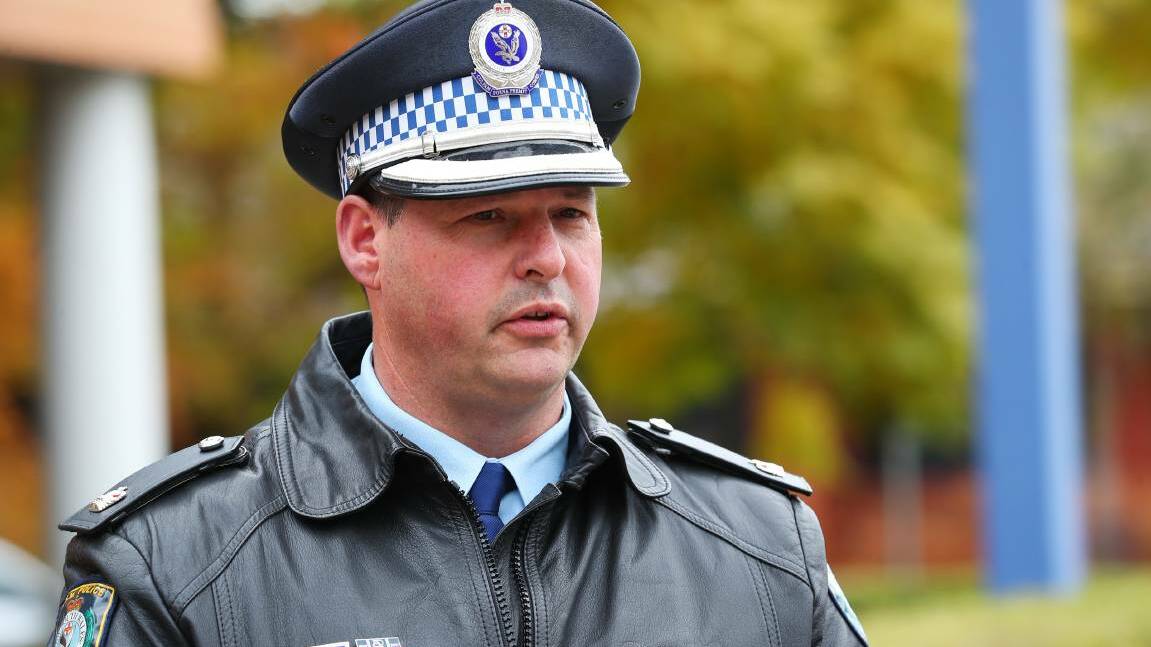 SEARCH IS ON: Riverina police detective chief inspector Winston Woodward addresses the media. Picture: Emma Hillier