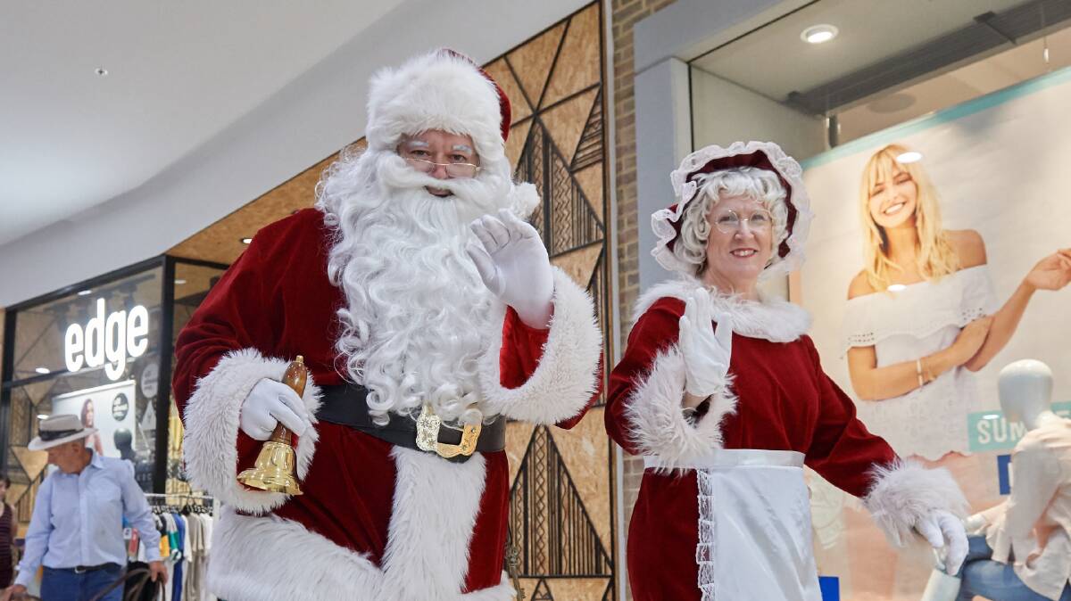 FLASHBACK: Mr and Mrs Claus at Wagga Marketplace in November 2019. Picture: Supplied 