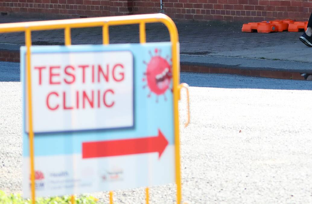 GET TESTED: Hundreds lined up at Cootamundra Showgrounds to get tested. Picture: File shot 