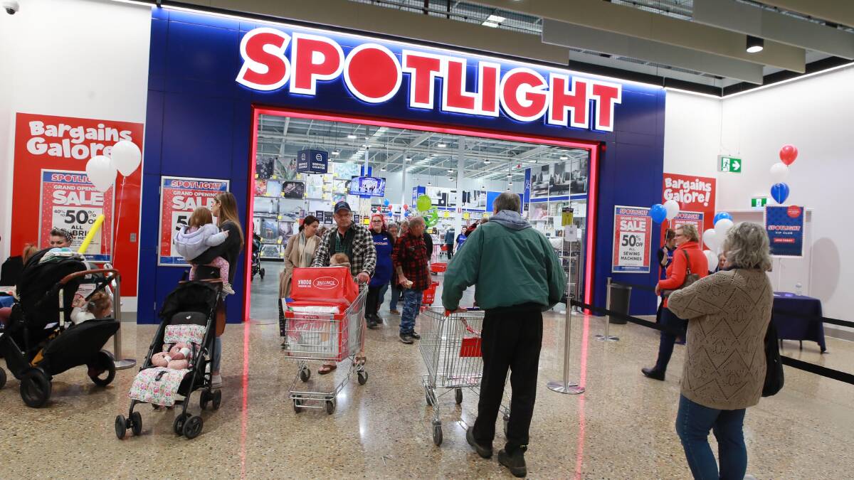 New Spotlight store opens in Wagga to line of keen shoppers
