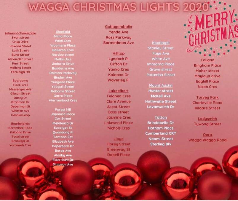 Credit: Wagga Christmas Lights 