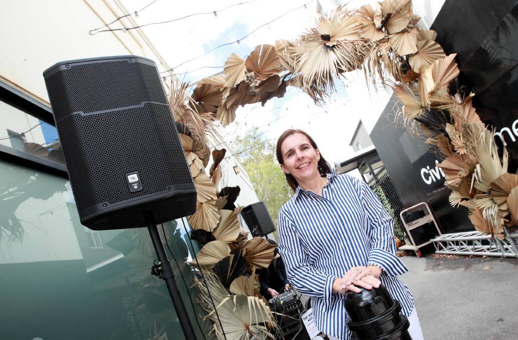 NEW LIFE: Fiona Hamilton says the Myer laneway is just one of three that is getting a makeover thanks to some funding. Picture: Les Smith 