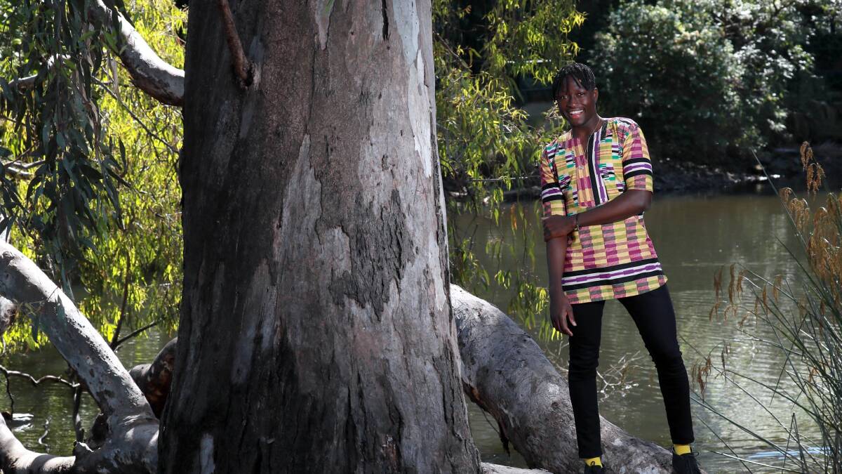 STARTED IN WAGGA: Abu Kebe has big dreams, and he is ready to work for them. Picture: Les Smith 