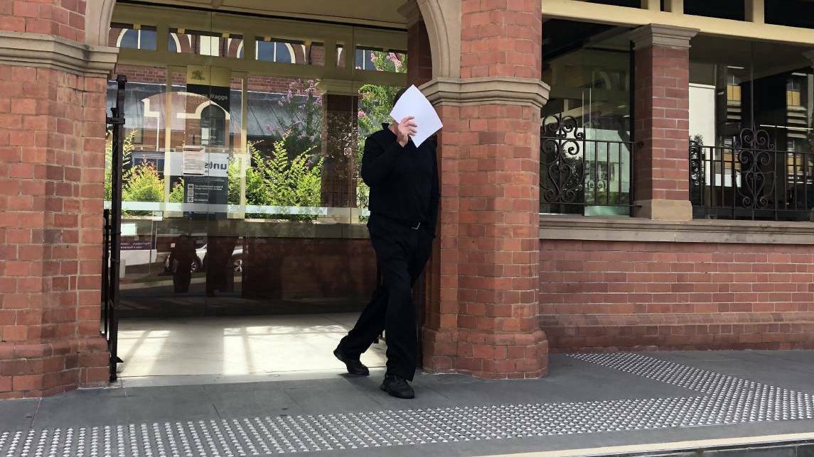 Andrew Ross Clark appearing at Wagga Local Court last year. Picture: Andrew Pearson 