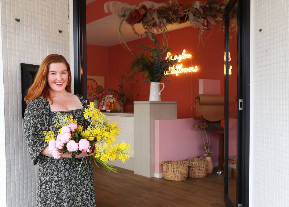 SUCCESS: Emma White started Emmylou Wildflowers in her shed in 2019 and has now created her very own shopfront. Picture: Emma Hillier